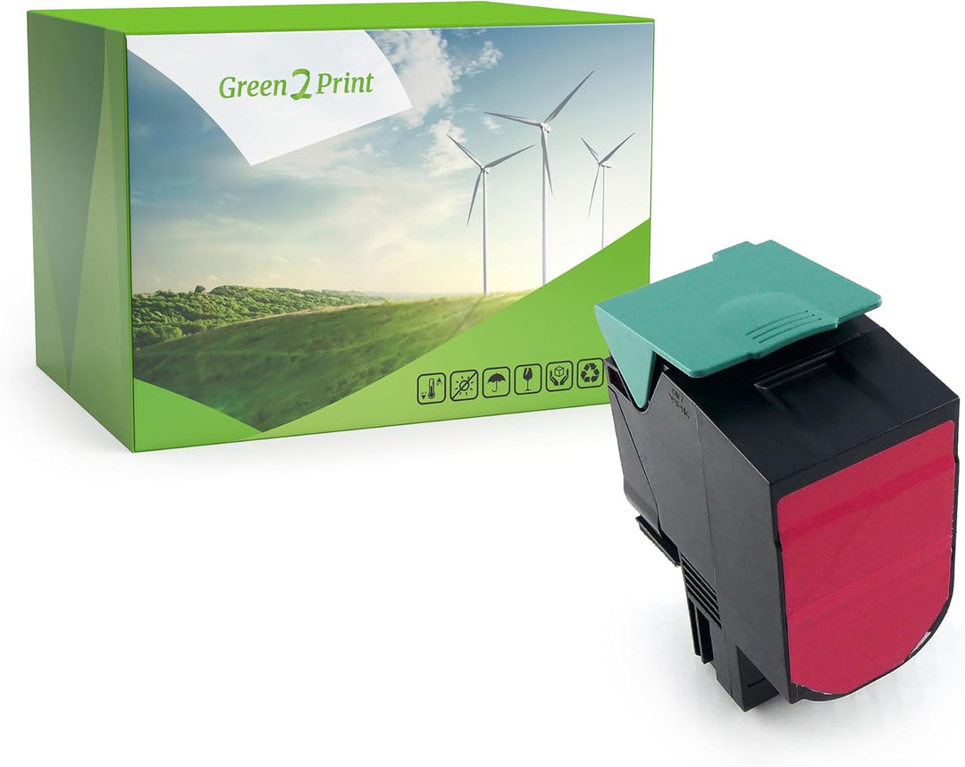 Green2Print Toner Magenta 4000 Seiten ersetzt Lexmark C544X1MG, C544X2MG passend für Lexmark X544N,