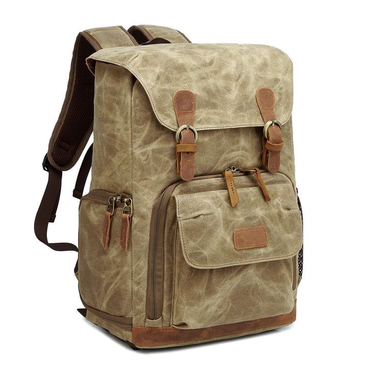 UBAYMAX Kamerarucksack mit Laptopfach,Spektiv DSLR Rucksack,Camera Backpack Canvas,Fotorucksack Vint