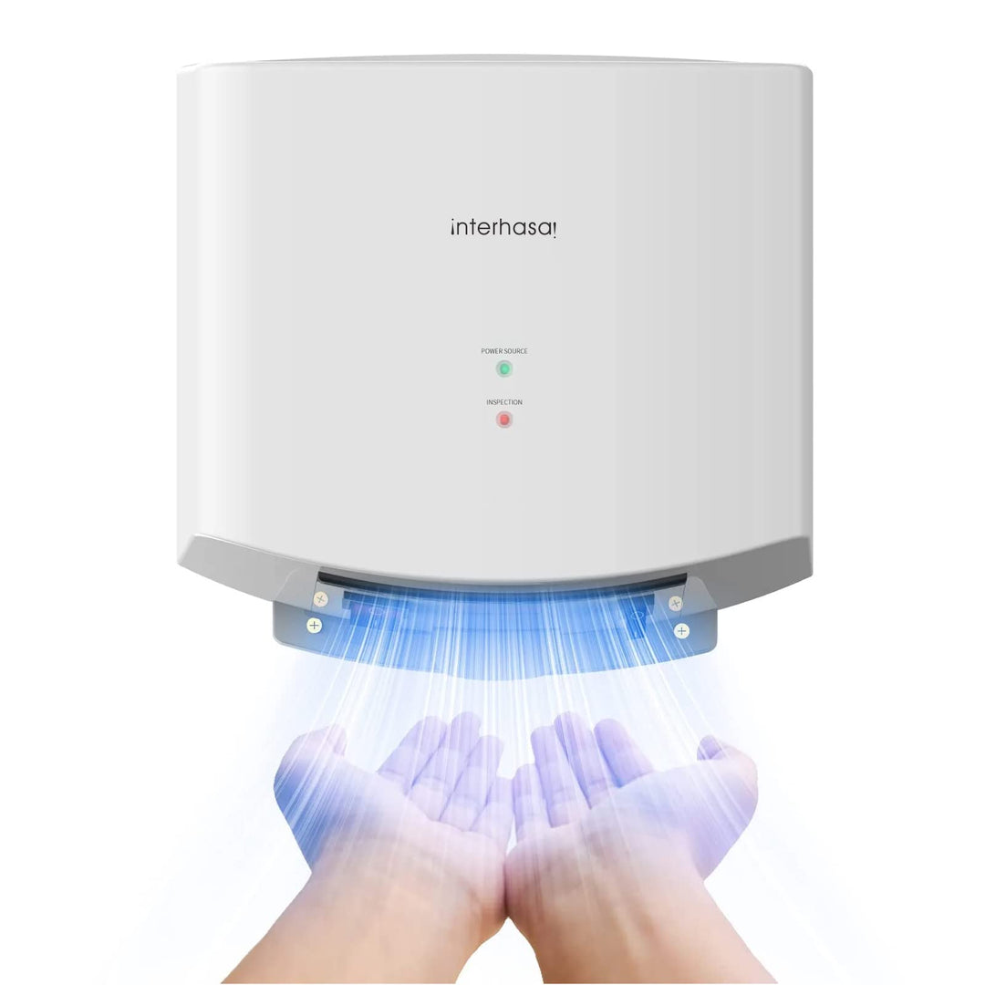 interhasa! Händetrockner automatischer Infrarotsensor handtrockner leise Gewerbe und Haushalt 1250W