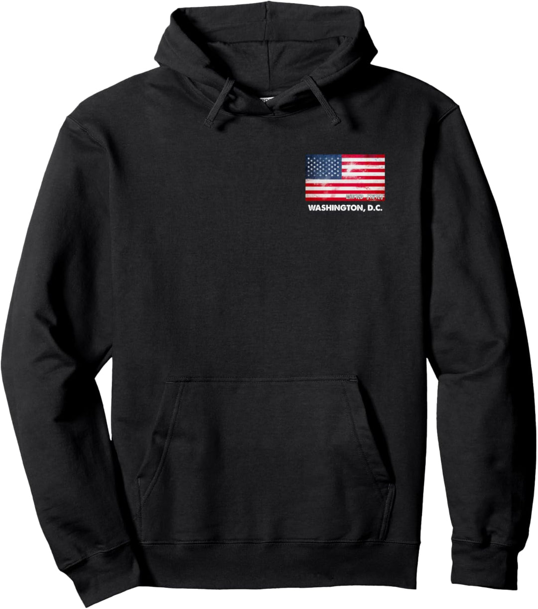 Washington DC Vereinigte Staaten Flagge Trikot Pullover Hoodie