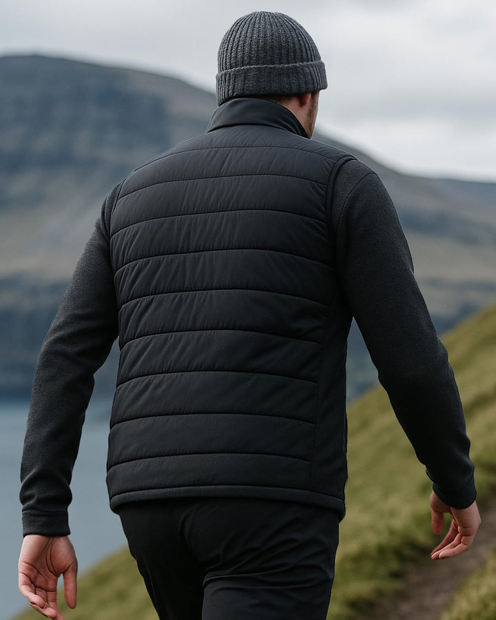 LABCOOL Beheizbare Weste,beheizte herren damen, Heizweste mit 7,4V 25000mAh Akku,Wärmeweste mit 6 He