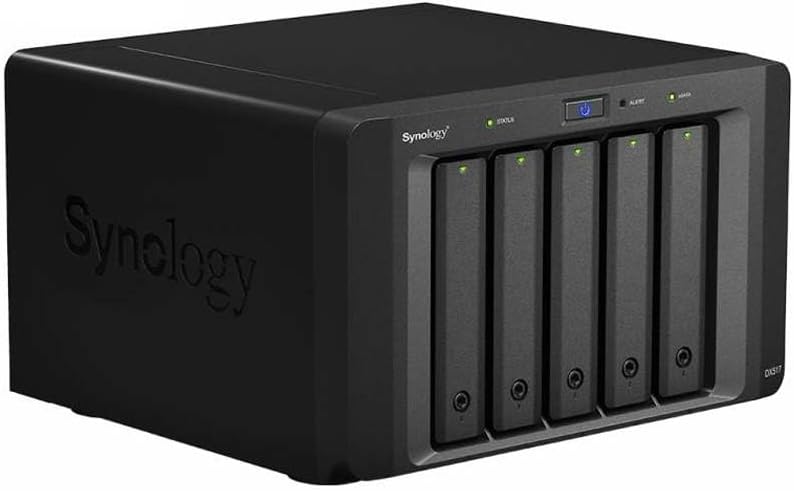 Synology 10000GB DX517 5 Bay Desktop-NAS-Erweiterungsgehäuse, Enclosure Enclosure Enclosure Single,