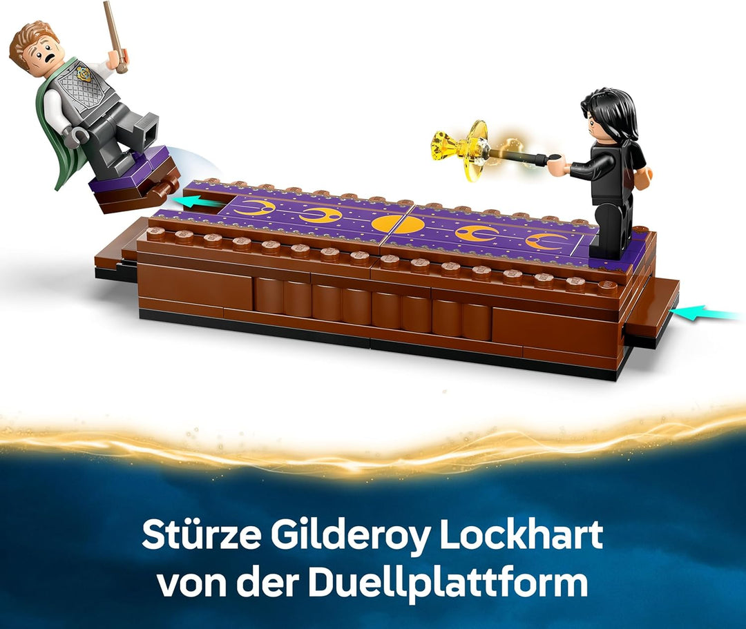 LEGO Harry Potter Schloss Hogwarts: Duellierclub, Bauset mit 4 Minifiguren inkl. Draco Malfoy, Gilde