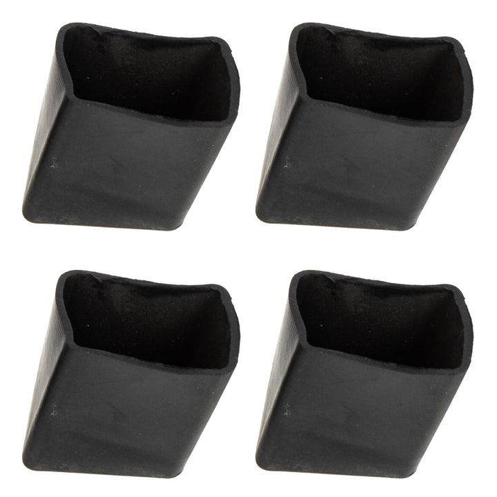 Operitacx Rutschfeste Leiter Fussmatten 4X3.5X2.5Cm Gummi Schutzhülle Für Stehleiter Leitern Füsse S