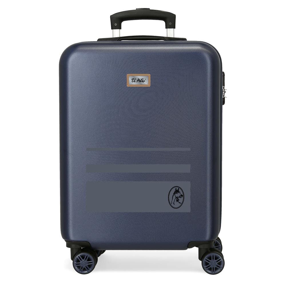 El Potro Chic Kabinentasche, 38 x 55 x 20 cm Kabinenkoffer Blau, Kabinenkoffer Blau