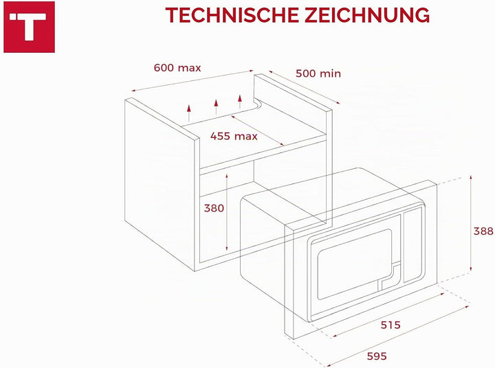 MICRO. TEKA MWE255FI 25/L C/GRILL INT. INOX/ANTI. 25L, 25L