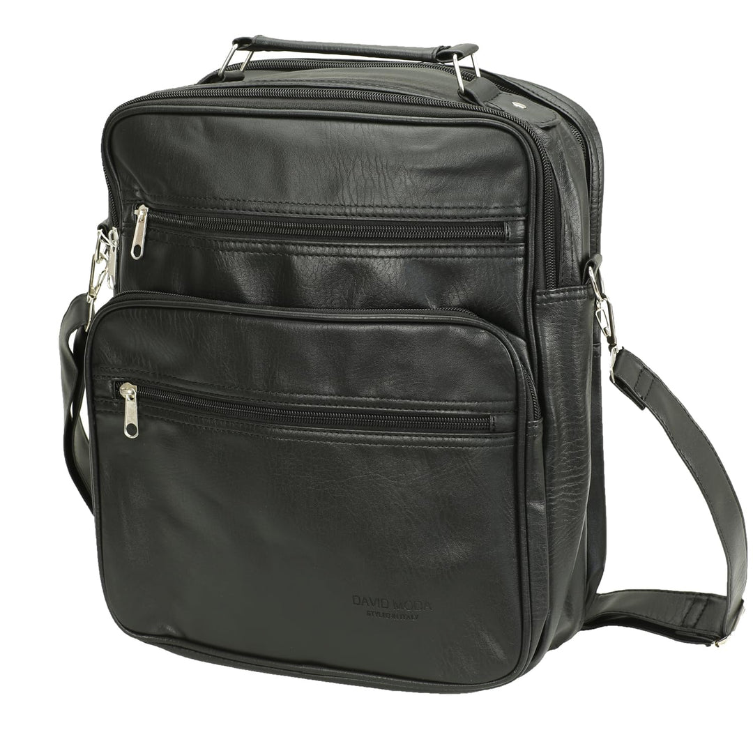 Business Arbeitstasche Herren Damen – Leder Umhängetasche/Schultertasche/Messenger Bag – Wasserabwei