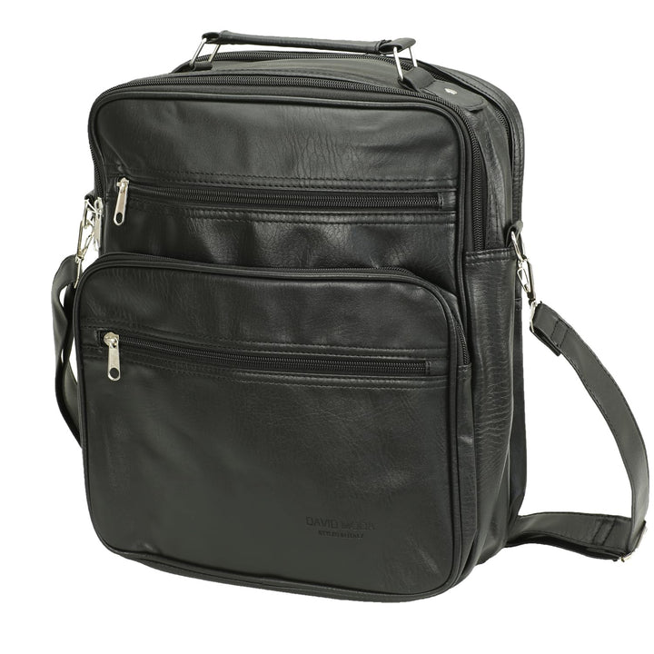 Business Arbeitstasche Herren Damen – Leder Umhängetasche/Schultertasche/Messenger Bag – Wasserabwei