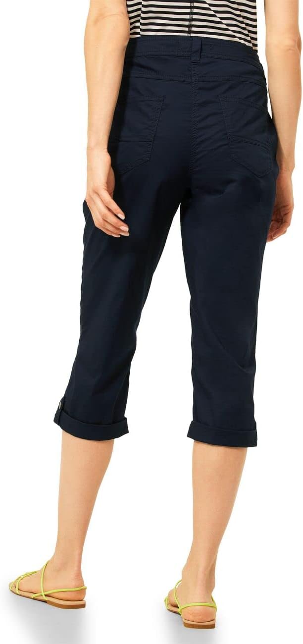 Cecil Damen 3/4 Sommerhose Casual 28W / 22L Deep Blue (Blau), 28W / 22L Deep Blue (Blau)
