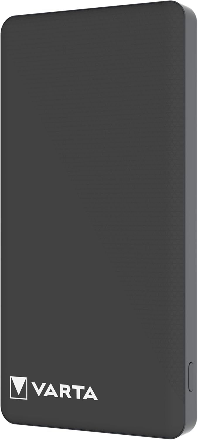 VARTA Power Bank 10000mAh, Powerbank Power on Demand mit 4 Anschlüssen (1x Micro USB, 2x USB A, 1x U
