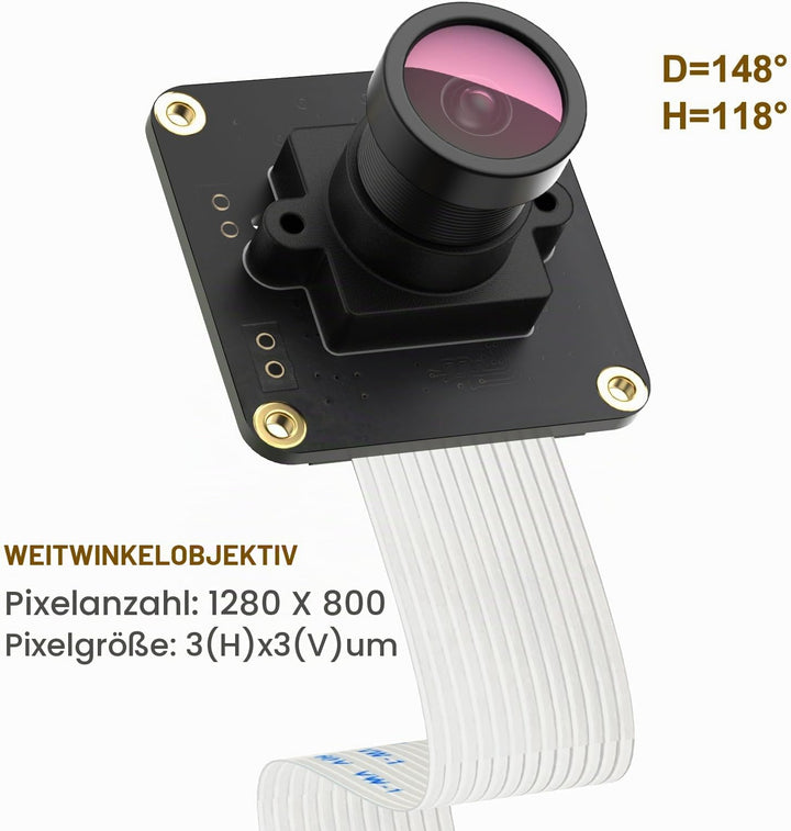 innomaker OV9281 Camera up to 453fps External Trigger Stream Mode Monochrome Global Shutter Sensor 1