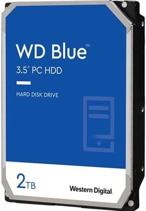 Western Digital WD Blue 2TB SATA 6Gb/s HDD Desktop One size Western Digital, One size Western Digita