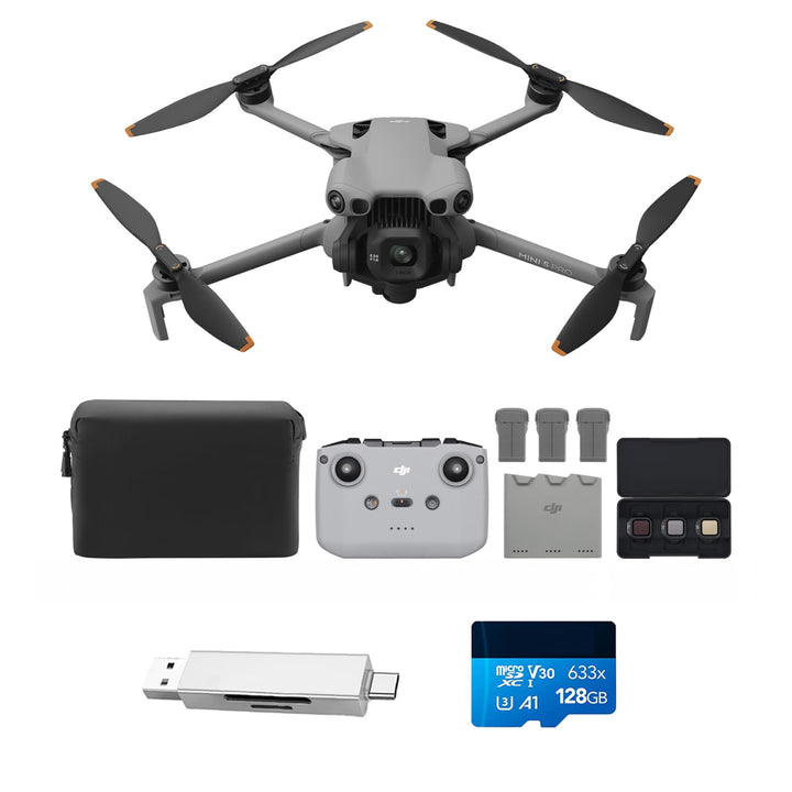 DJI Mini 5 Pro Fly More Combo mit DJI RC-N3, 4K Drohne mit Kamera, 1-Zoll CMOS, Omnidirektionaler Hi