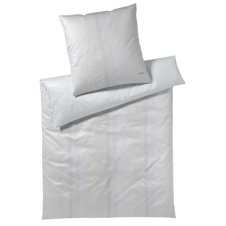 JOOP! Satin Bettwäsche Groove 4107 | 9 Silber - 155 x 220