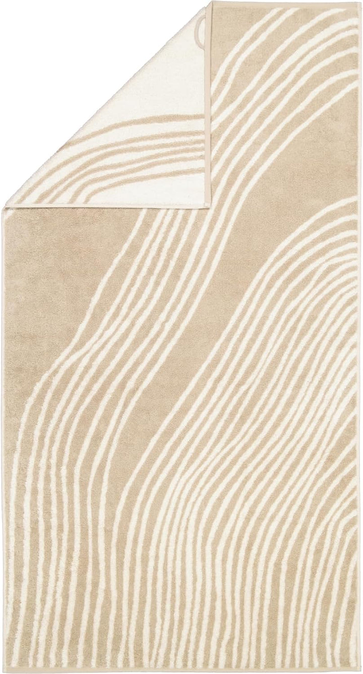 CAWÖ Home Handtücher Gallery Flow 6210 Natur - 33 Duschtuch 70x140 cm, Duschtuch 70x140 cm
