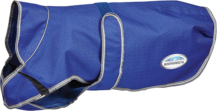 Weatherbeeta - Hund Comfitec Premier Kostenlos Parka Delux Hundemantel - Dunkelblau/Grau/Weiss 35 cm