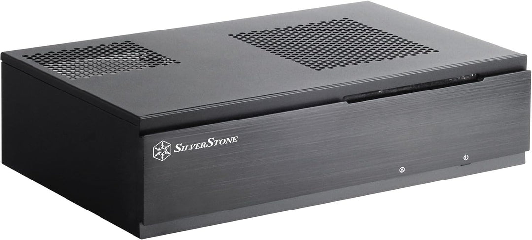 SilverStone SST-ML06B - Milo Mini-ITX kompaktes HTPC Desktop Gehäuse, schwarz