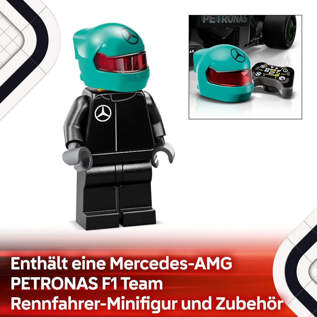 LEGO Speed Champions Mercedes-AMG F1 W15 Rennauto - Spielzeug mit Formel 1 Minifigur - Modell Auto z