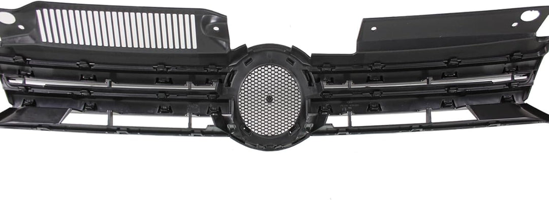 BandelOne enthält Sport Grill Kühlergrill Rippen Schwarz Glänzend Glanz für Golf 6 VI R-Line