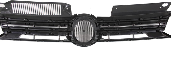 BandelOne enthält Sport Grill Kühlergrill Rippen Schwarz Glänzend Glanz für Golf 6 VI R-Line