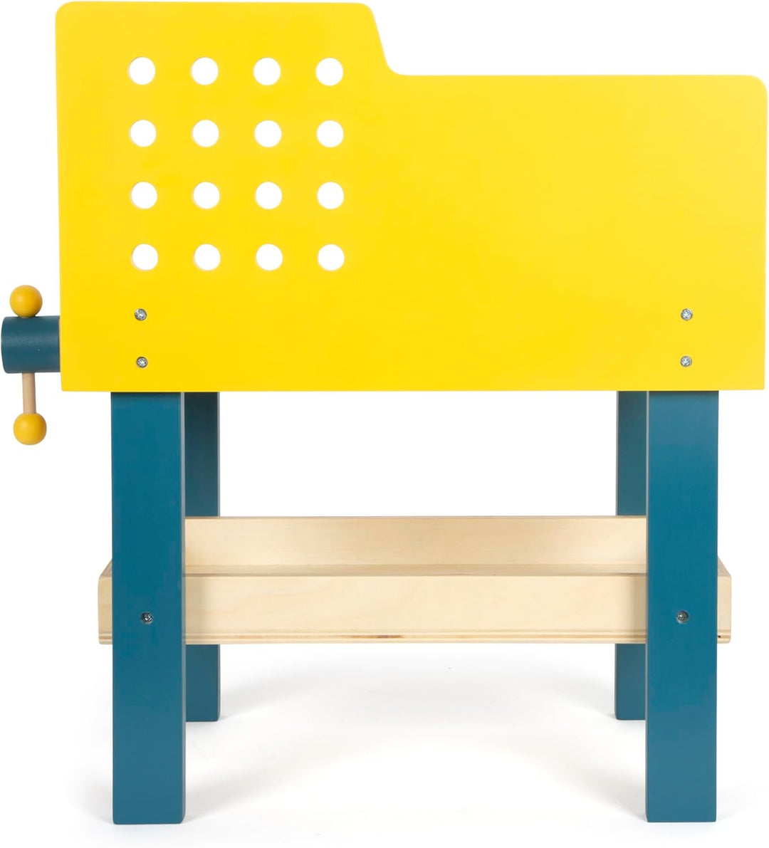 small foot Werkbank „Workshop“, inklusive 4 Werkzeugen und umfangreichem Zubehör aus Holz, für Kinde