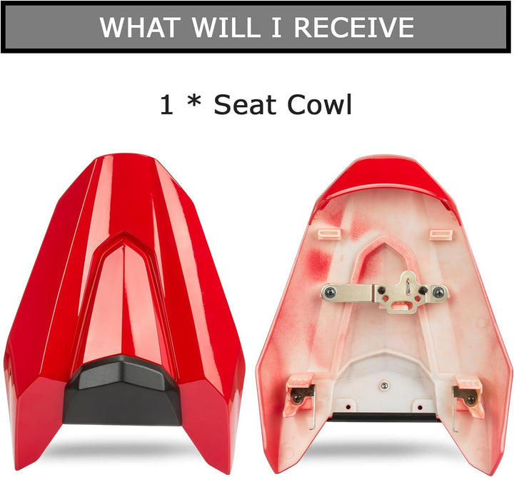 Soziusabdeckung Rücksitzbezug für CB650R CBR650R 2021 2022 2023 PSLER Sitzkappe Heckverkleidung Moto