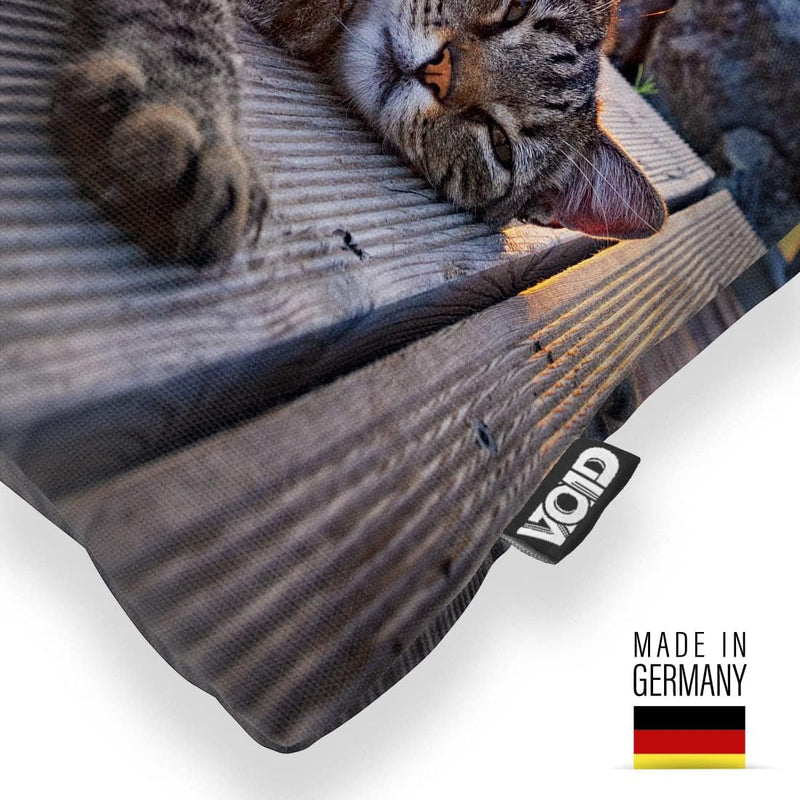 VOID Katze Sonnenuntergang Kissenbezug Kissenhülle Sofakissen Kissen Deko Outdoor-Kissen Dekokissen,