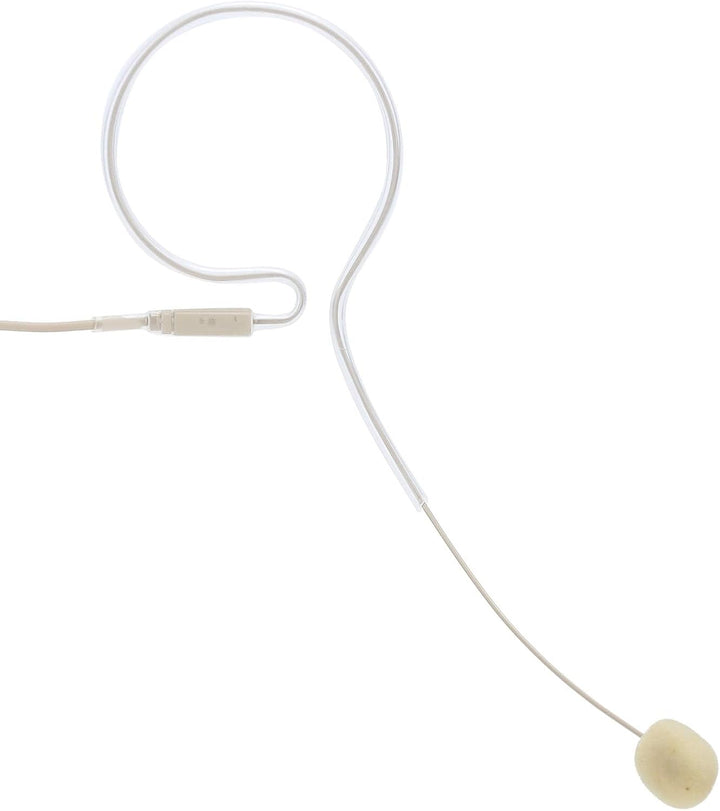 Dpofirs 3,5-mm-Jack-Single-Earhook-Mikrofon-Headset, omnidirektionales Schraubenkondensatormikrofon