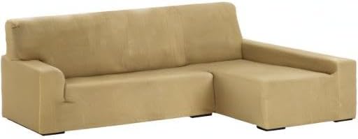 Martina Home - Elastischer Bezug für Sofa, Modell Túnez, Eckteil rechts, Stoff, Beige, 3-Sitzer, BRA