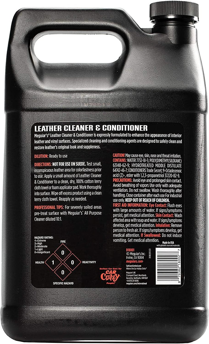 Meguiars Leather Cleaner &amp; Conditioner 