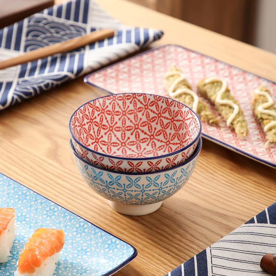 Geschirr sushi Set, vancasso MACARON japanische Ess Service aus Porzellan, 8-teilig Geschirr-Set für