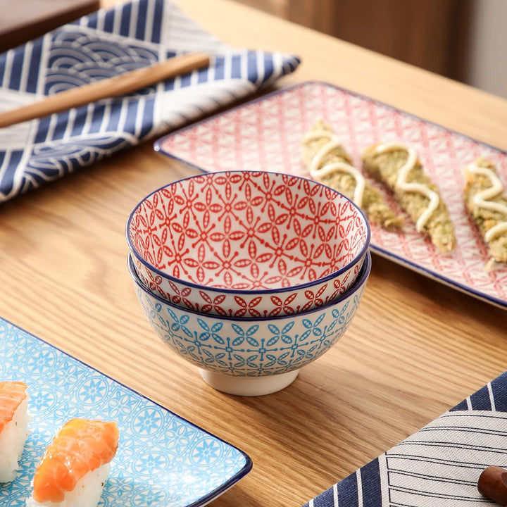 Geschirr sushi Set, vancasso MACARON japanische Ess Service aus Porzellan, 8-teilig Geschirr-Set für