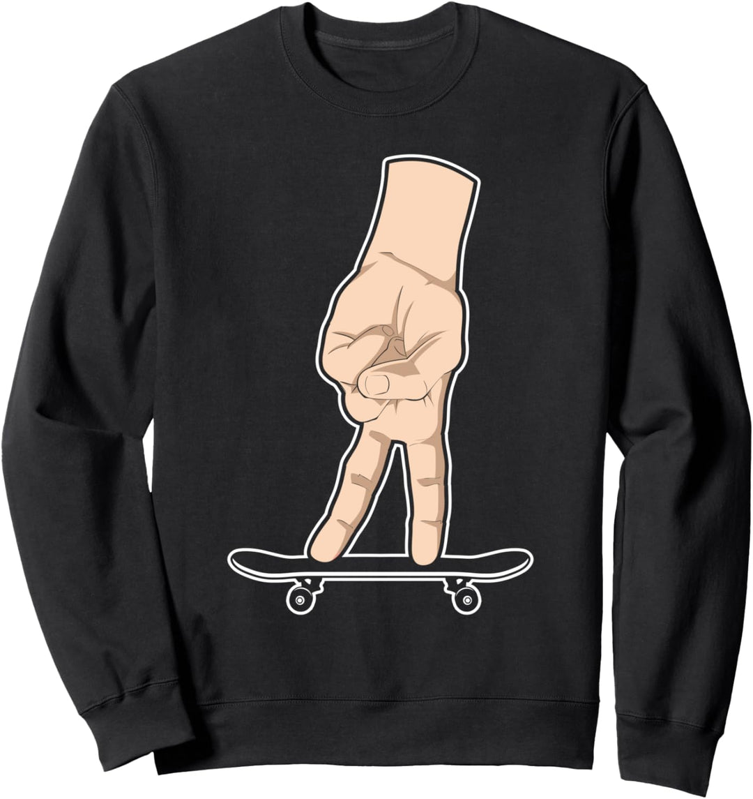 Cooles Fingerboard Hobby Skateboarding Sweatshirt
