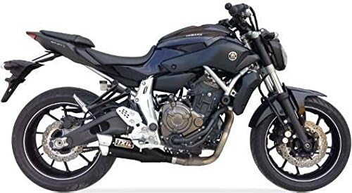 IXIL Auspuff Hyperlow black XL-Edelstahl-Komplettanlage MT-07, 14-, Dualexit, m. Kat., E-gepr.