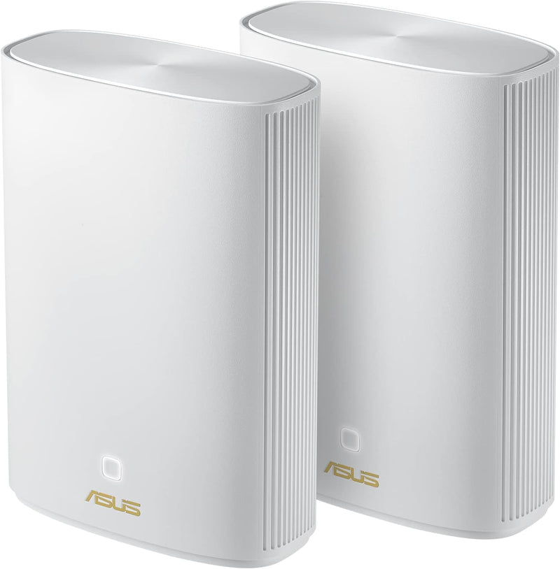 ASUS ZenWiFi AX Hybrid (XP4) AX1800 + Powerline 2er Set Weiss kombinierbarer Router (Tethering als 4