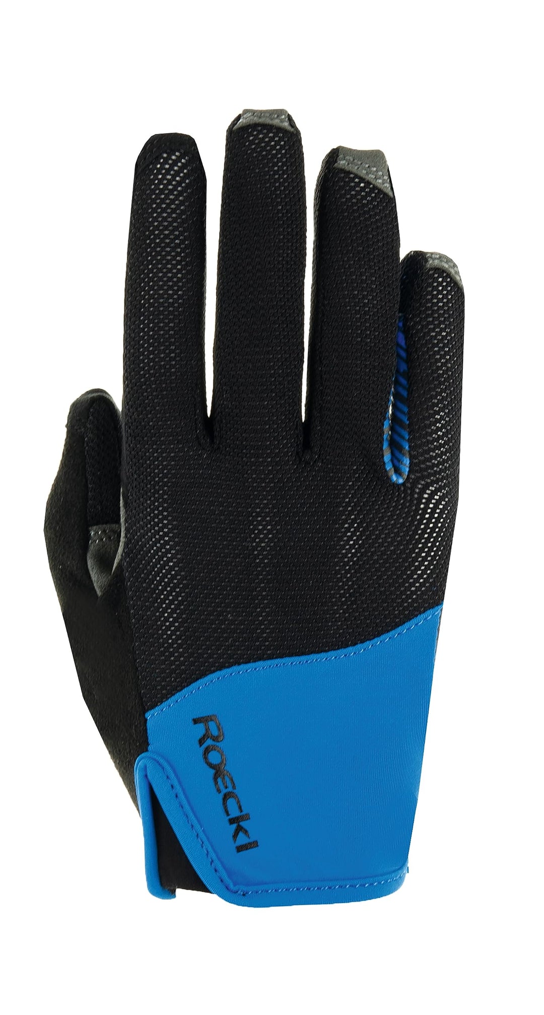 Roeckl Sports Reithandschuh Lynn, Ladies Sommer Handschuh, 2 Farben, Grösse 6-8.5 6.5 Schwarz/Blau,