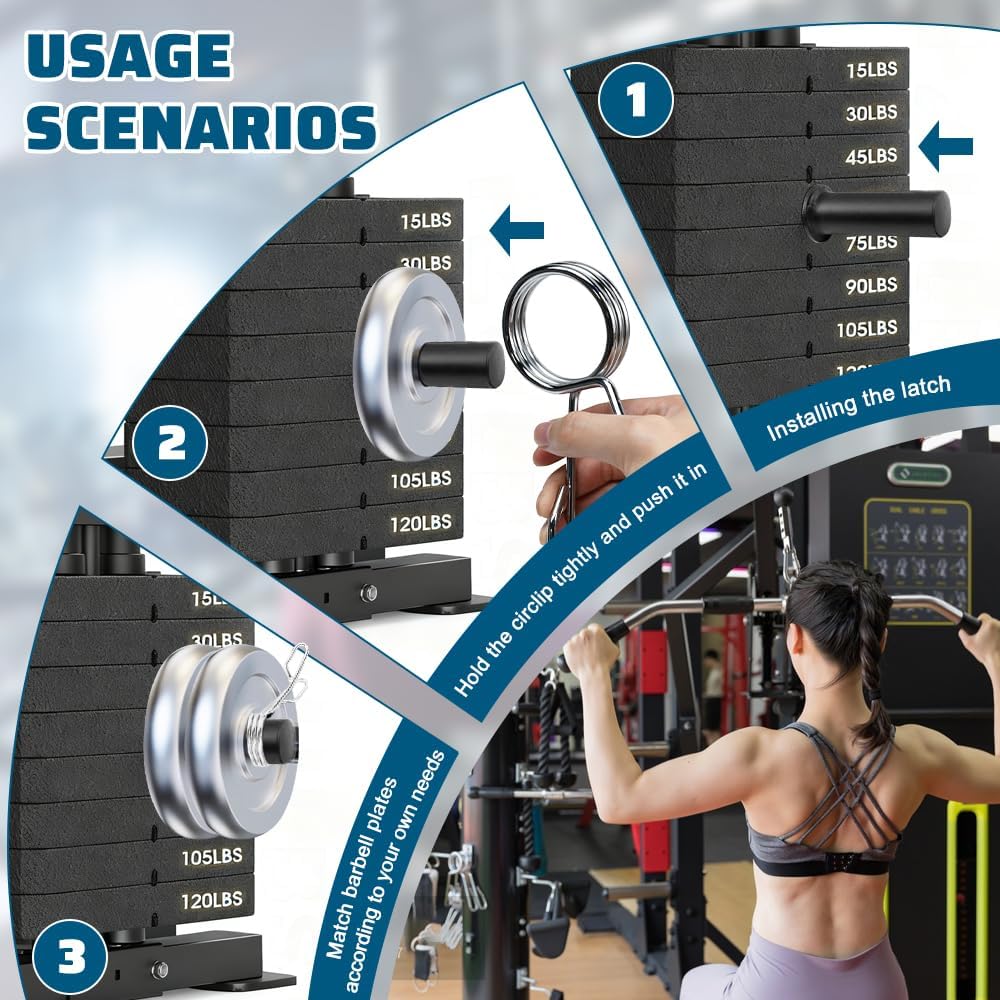 Gym Pin für Zusatzgewicht gym pin weight stack pin Länge 110 mm Tragbarer Sport Gewichtsstapelstift