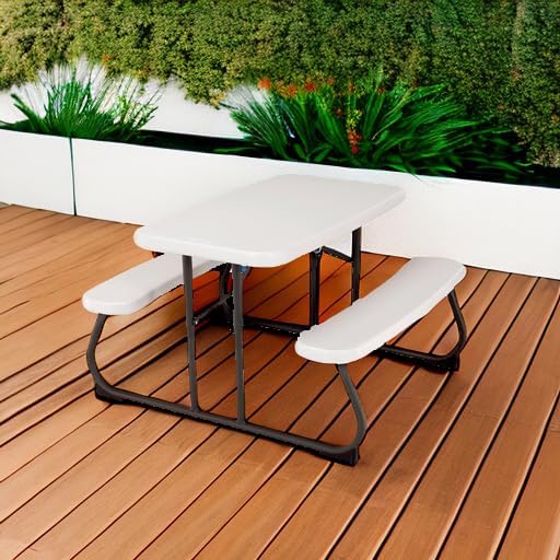 LIFETIME Picknicktisch, leichtgewichtig, zusammenklappbar Beige, Beige