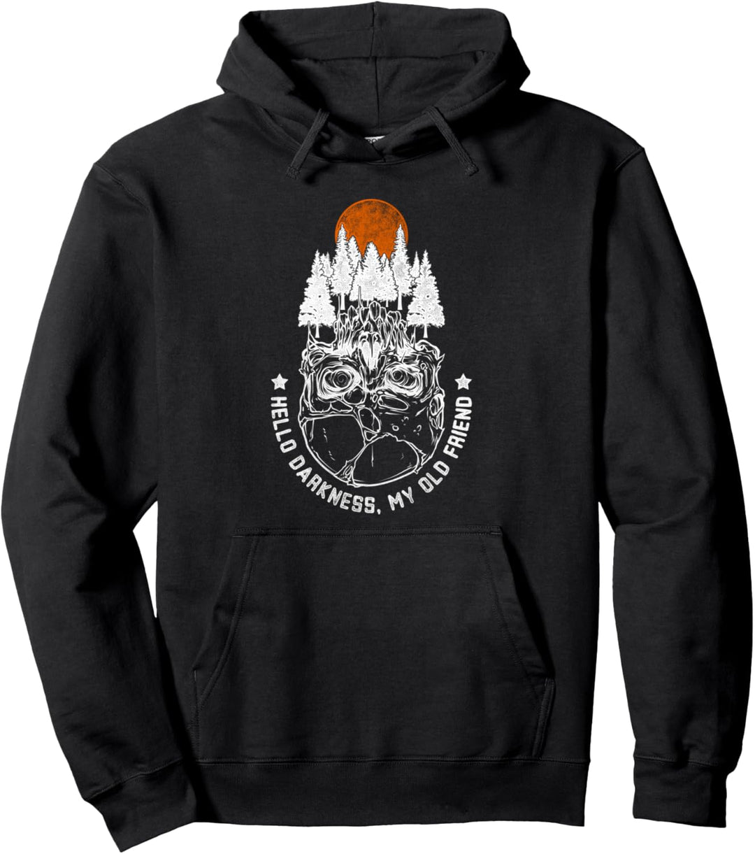 Hallo Dunkelheit Mein Alter Freund Vintage Hello Darkness Pullover Hoodie