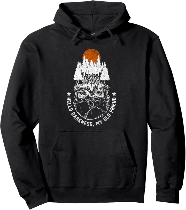 Hallo Dunkelheit Mein Alter Freund Vintage Hello Darkness Pullover Hoodie