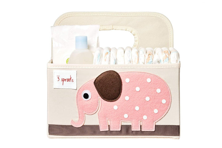 3 Sprouts - Wickeltasche Organizer - Baby Windel Caddy für Wickelutensilien - Wickelkorb & Wickelorg