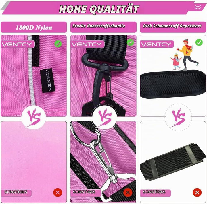 Inliner Tasche, Skischuhtasche Kinder, Rollschuhe Tasche, Tasche für Inliner, Eislauf Inliner Tasche