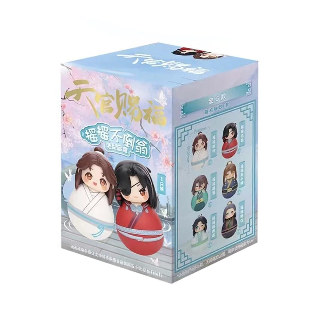 Heaven Official Blessing Tumbler Blind Box Hua Cheng Xie Lian Chibi Figure Anime Tilting Doll Gift (
