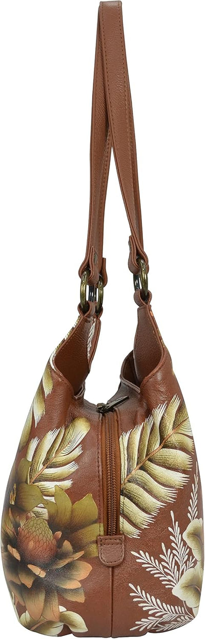 AnUSCHKA 469 DNP, Damen Umhängetasche Einheitsgrösse Cleopatra's Leopard Tan, Einheitsgrösse Cleopat