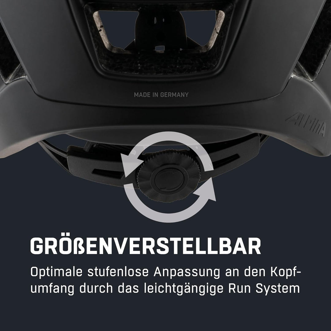 ALPINA Kamloop Helm schwarz 59-64 cm, 59-64 cm