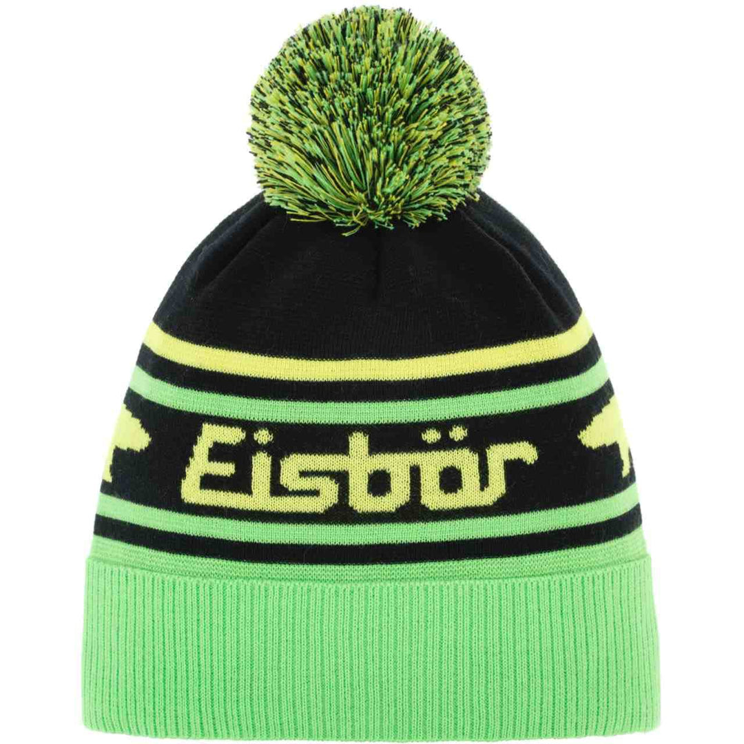 Eisbär Chani OS Pompon MÜ Kids LightGreen-schwarz-LightYellow