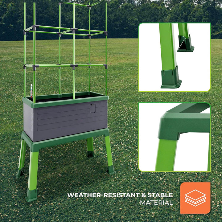 Bio Green Standfuss für Pflanzkübel CITYJUNGLE | 36 cm Höhe | stabil und witterungsbeständig Garten,