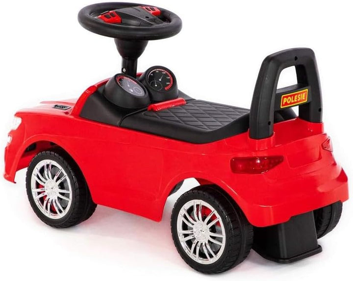 Rutscher Auto rot Super Car Nr.6 Sound Kinder Rutscherfahrzeug Lauflernhilfe