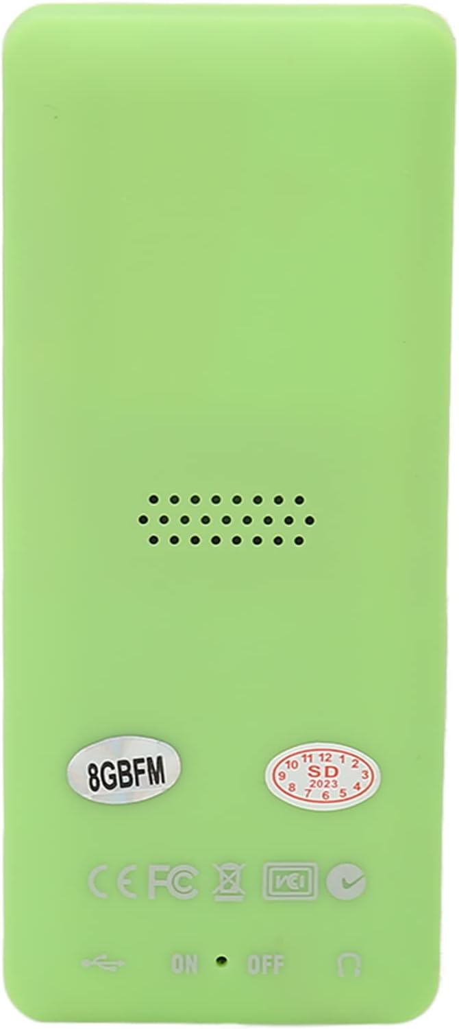 8 GB MP3 MP4 Player, Tragbarer Musik Player mit 1,8 Zoll TFT HD Bildschirm, Sportmusik Player mit Ko