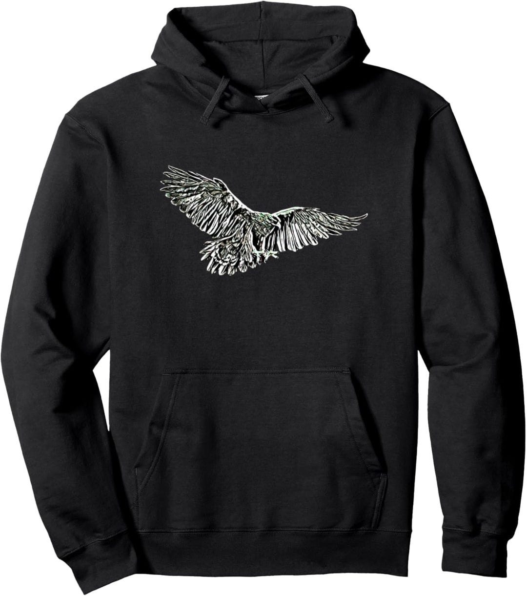 Adler Motiv Raubvogel Pullover Hoodie
